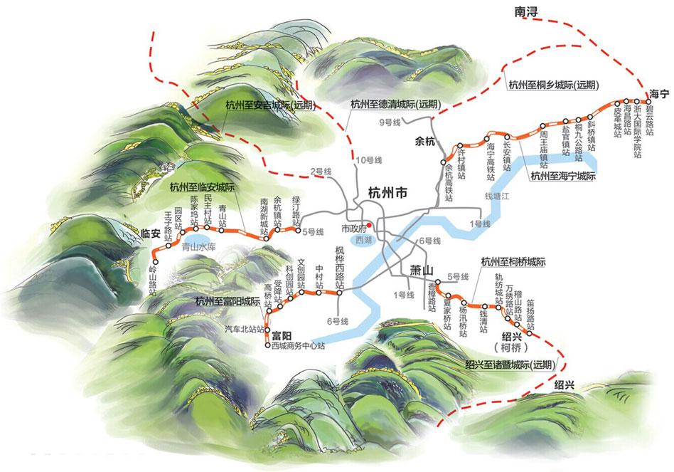 杭州城际铁路规划超公里,高性价比轻轨盘买哪里