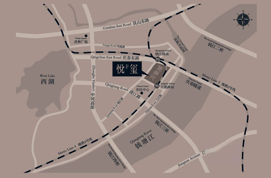 万象城悦玺地铁旁精装公寓30000元/平米