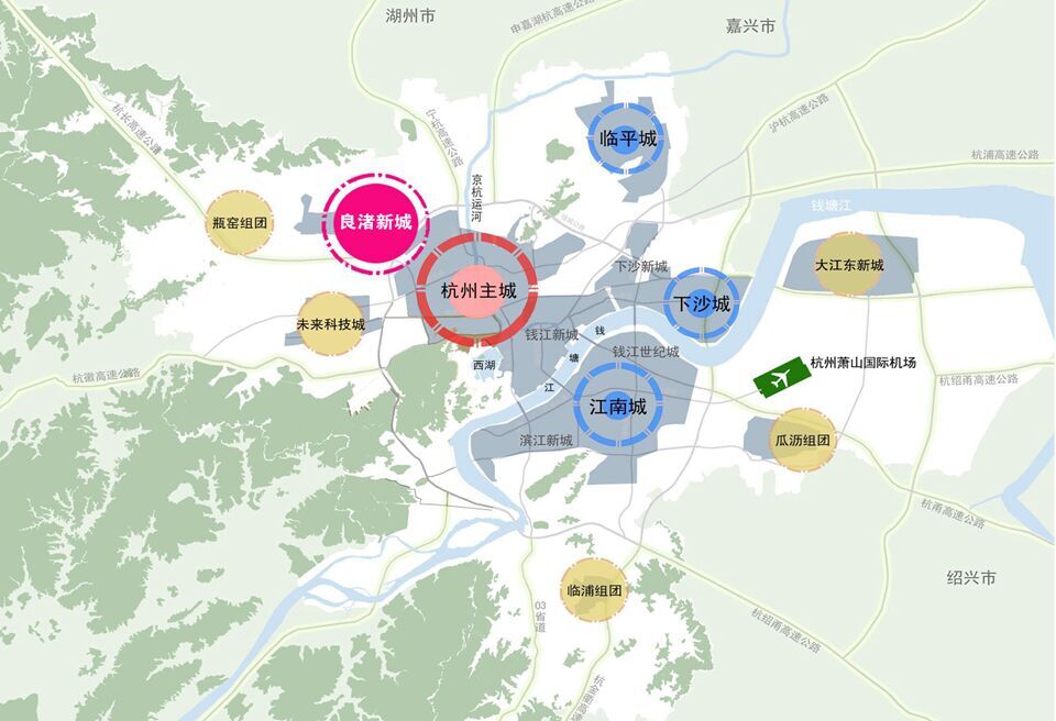余杭良渚区域地图图片